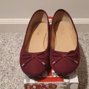 SOLD****Burgundy Flats